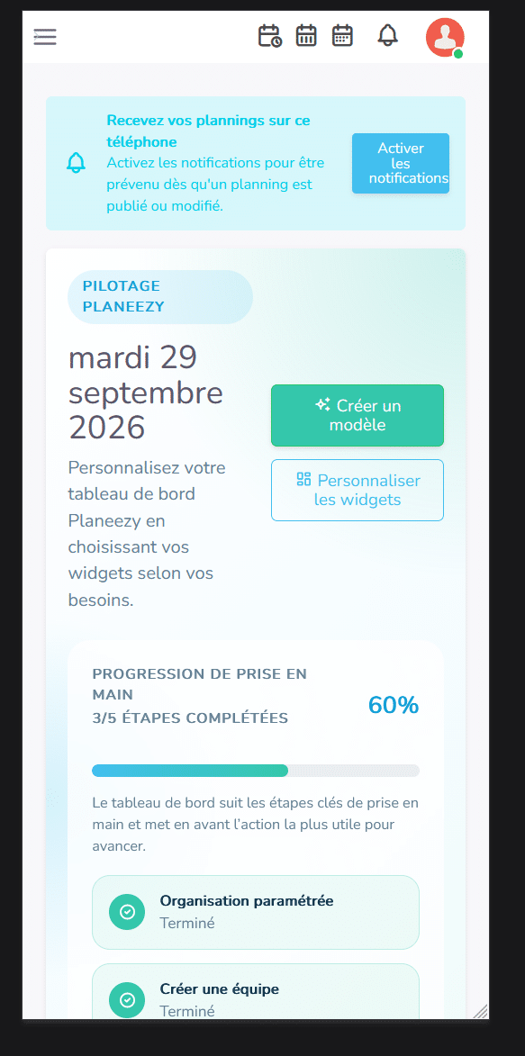 Les préférences de notifications dans Mon profil